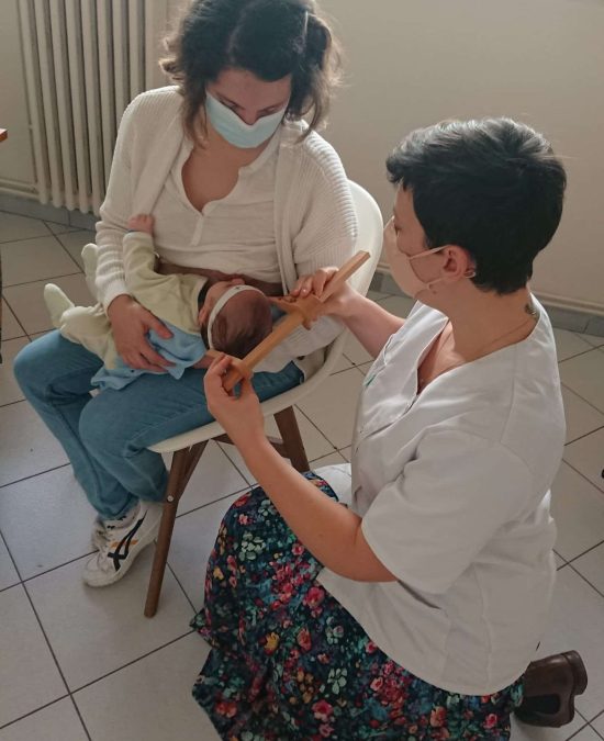 Mesures du crâne de bébé